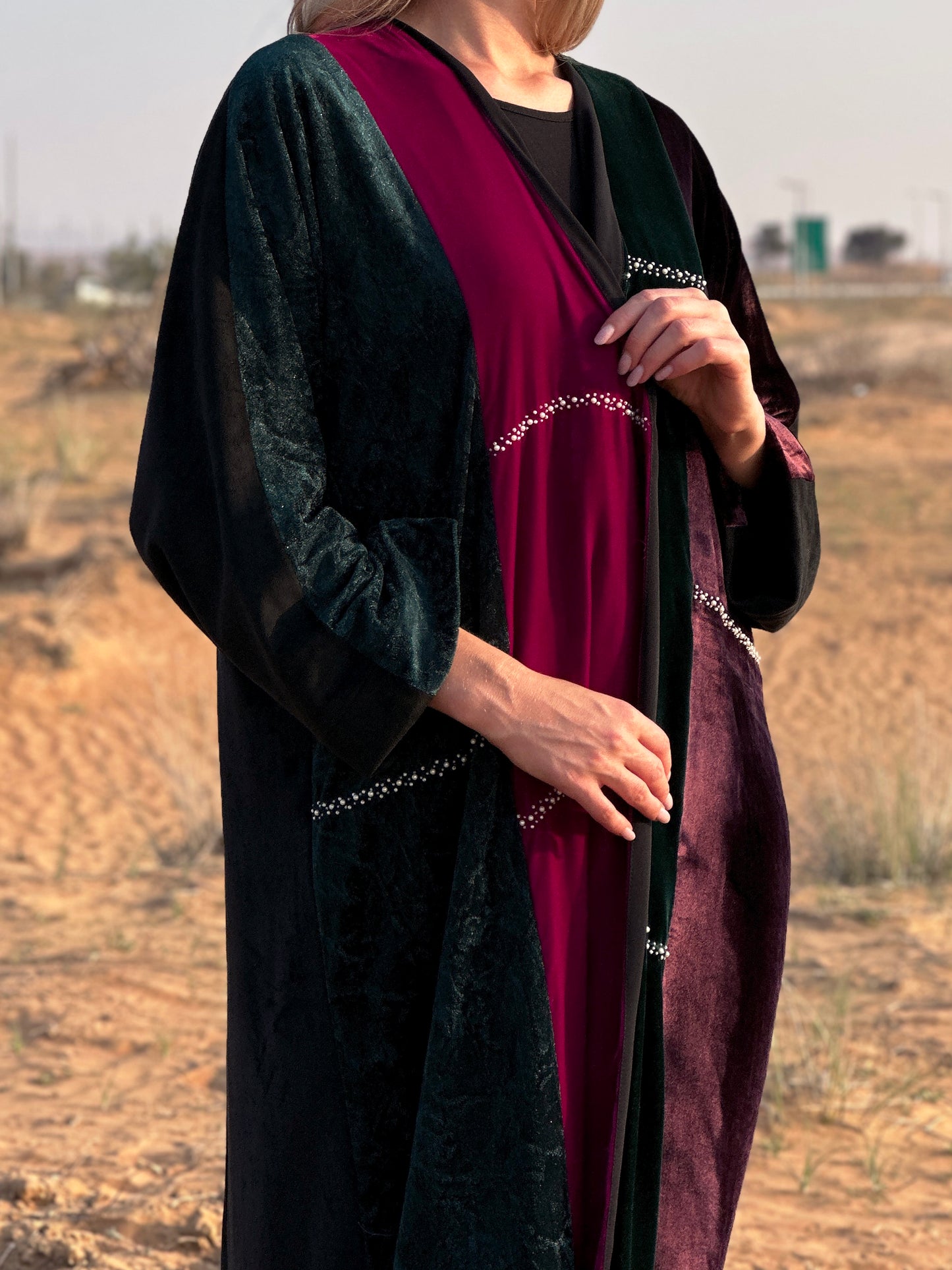 Winter Abaya - Multi color Velvet Abaya