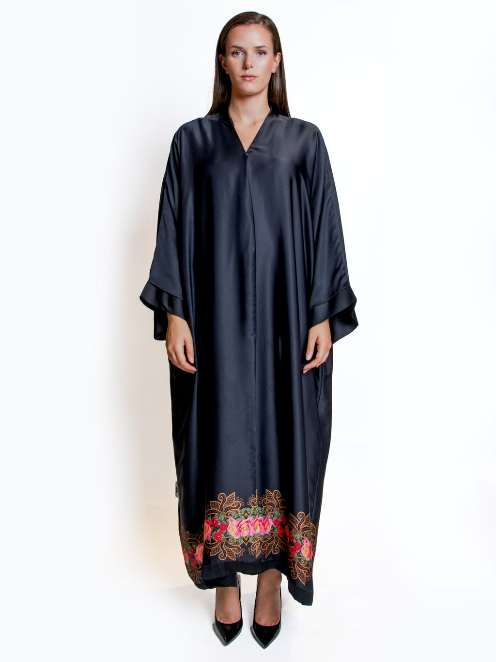 Everyday Wear - Black Silk Abaya