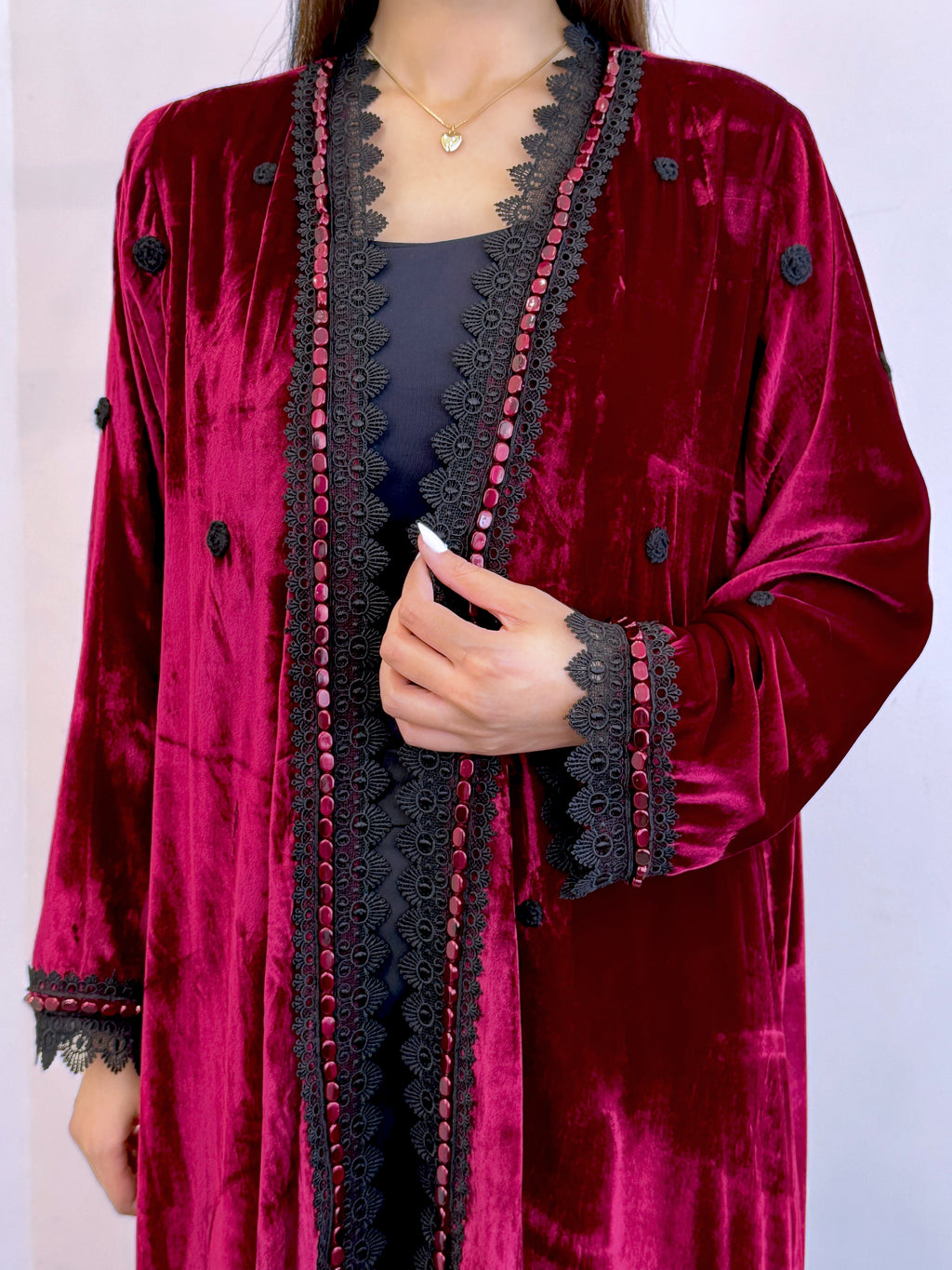 Velvet Abaya - Winter Collection