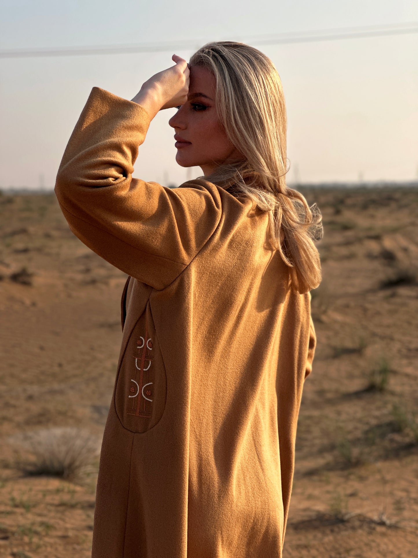 Winter Abaya - Brown Woolen Abaya