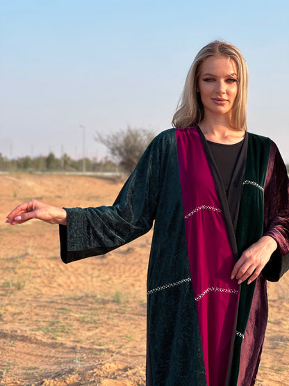 Winter Abaya - Multi color Velvet Abaya