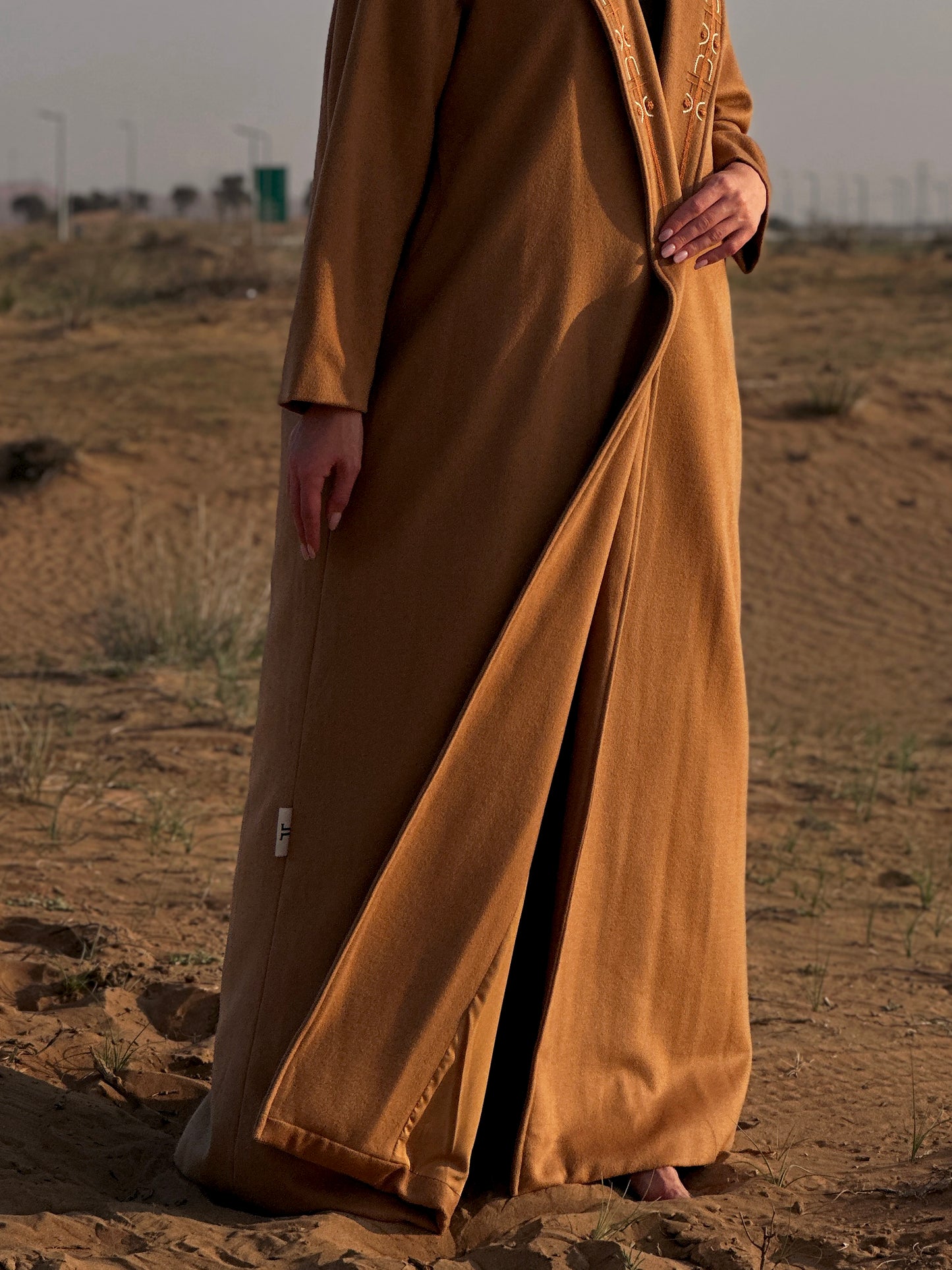 Winter Abaya - Brown Woolen Abaya