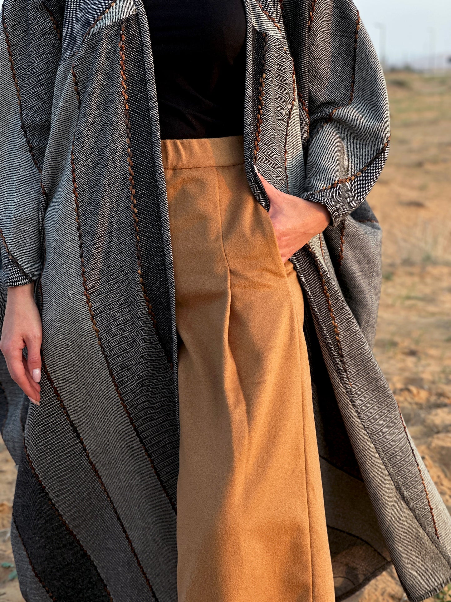 Winter abaya - Woolen Abaya with Pants