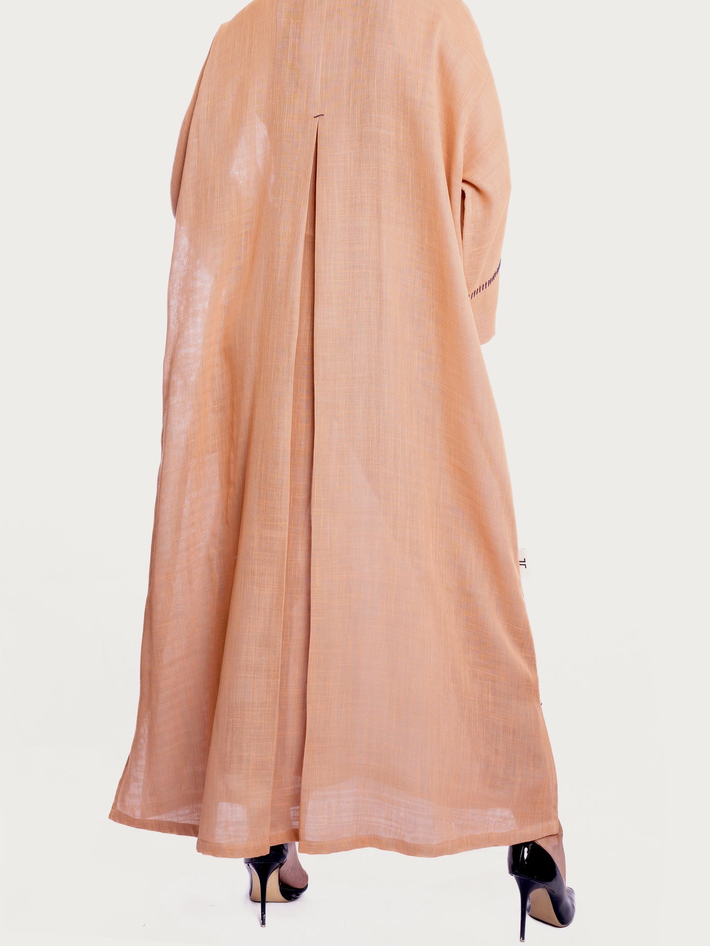 Coral Linen Abaya