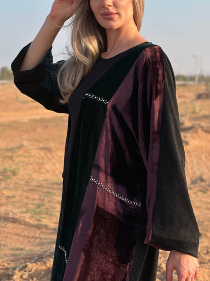 Winter Abaya - Multi color Velvet Abaya