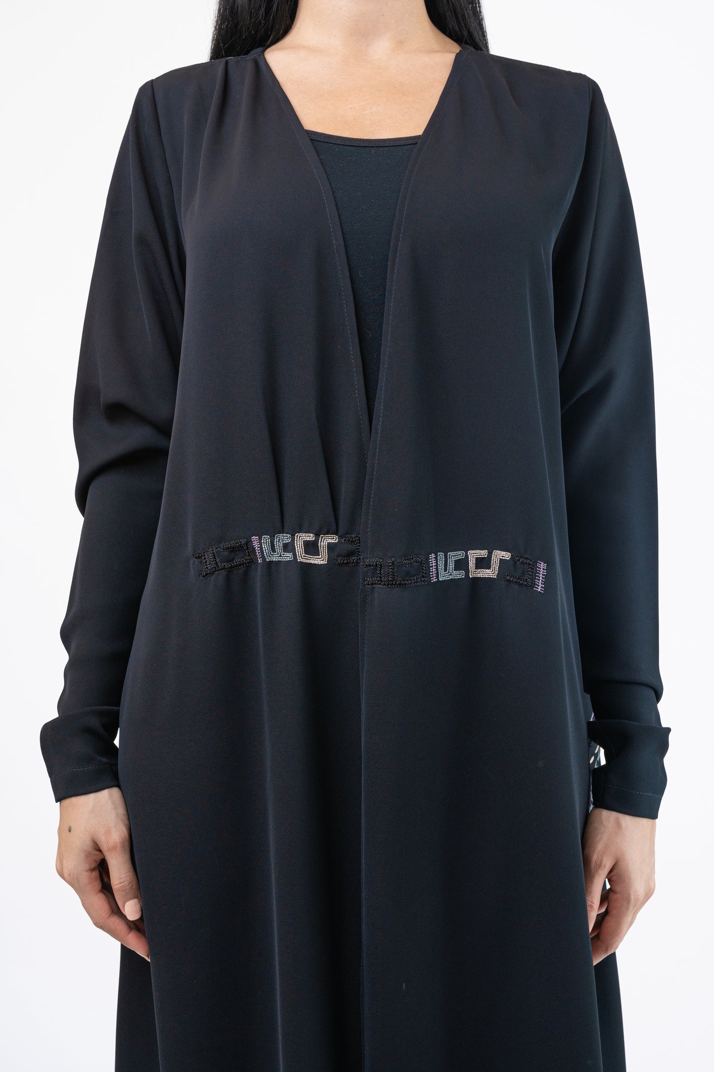 Black Crepe Abaya - Daily wear