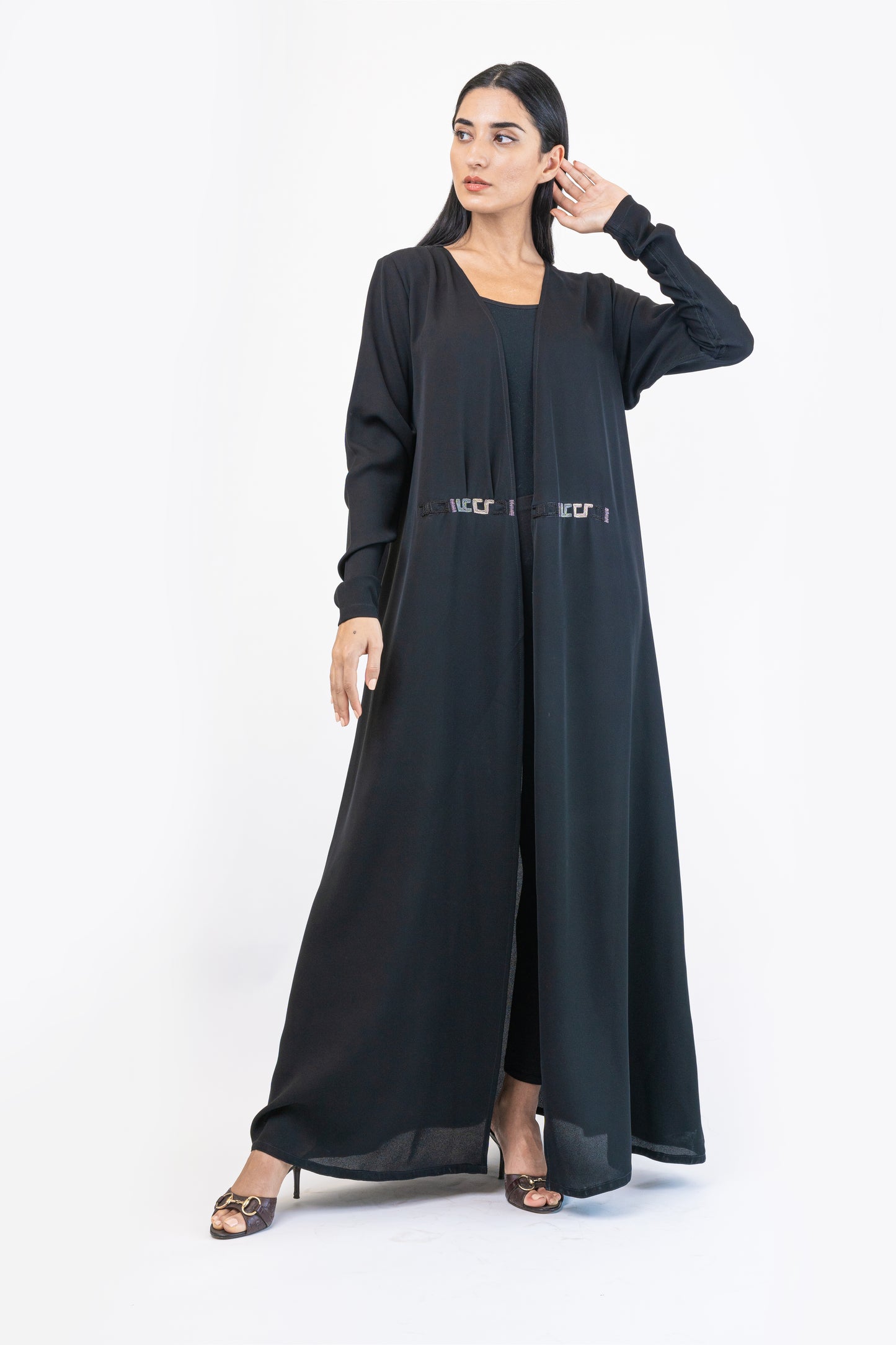 Black Crepe Abaya - Daily wear