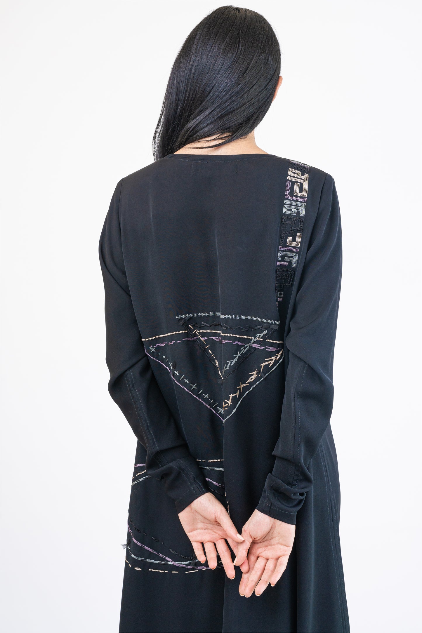 Black Crepe Abaya - Daily wear