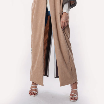 Brown Corduroy Abaya