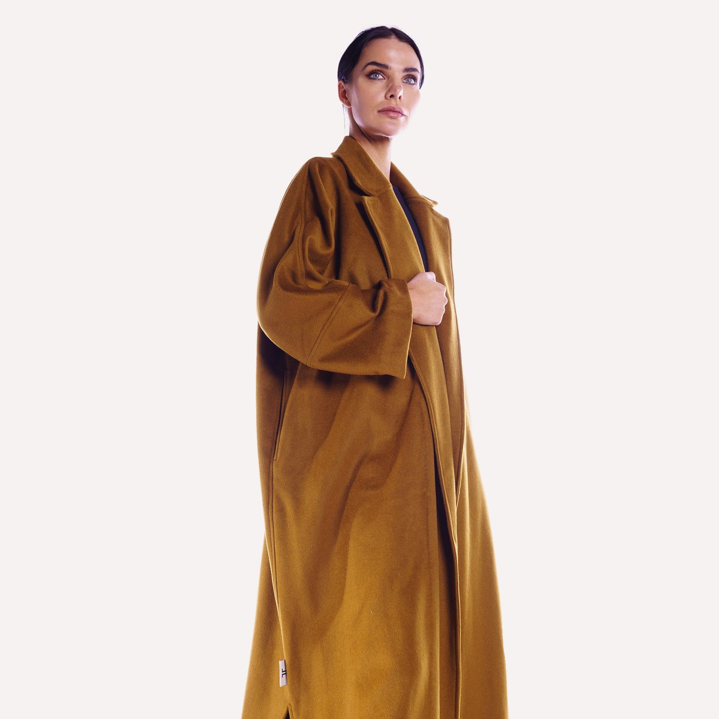 Winter Abaya - Mustard Woolen