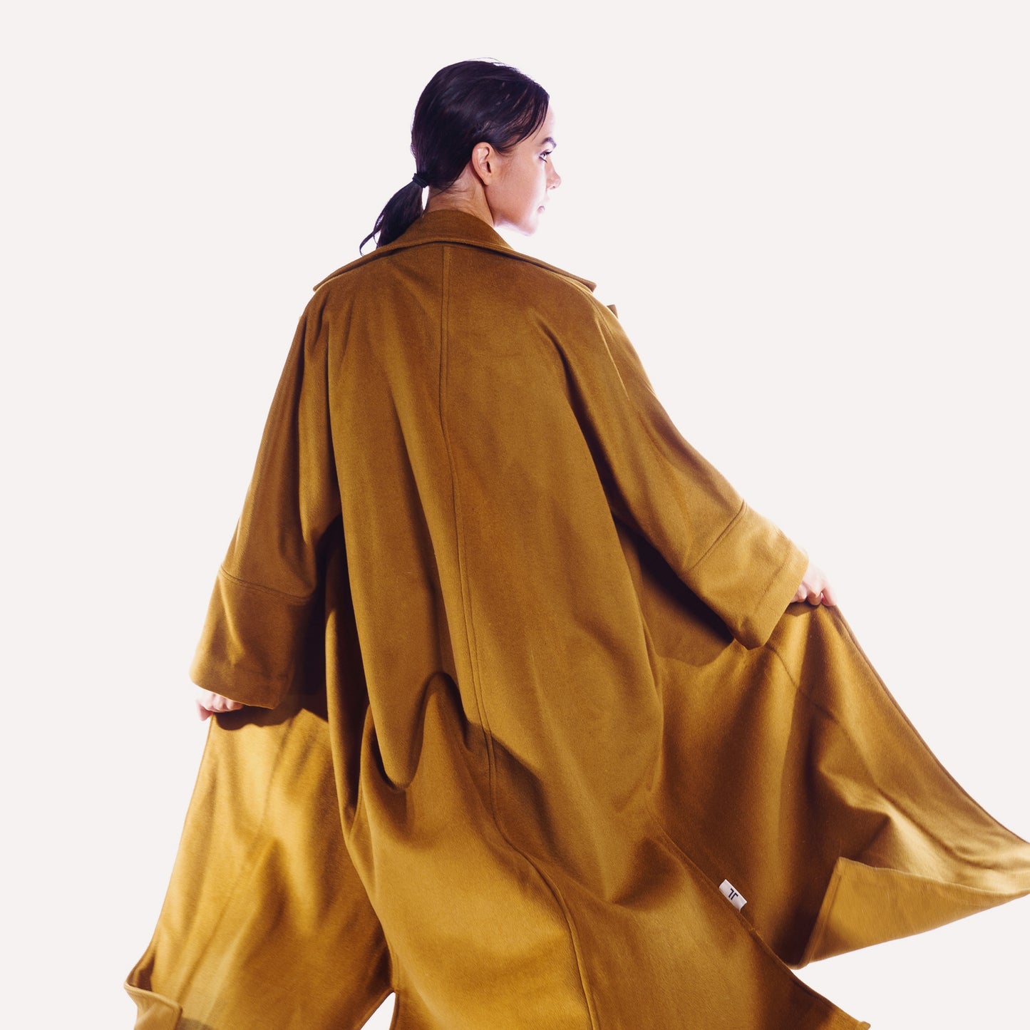 Winter Abaya - Mustard Woolen