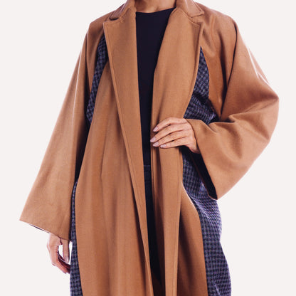 Winter Abaya - Brown woolen abaya