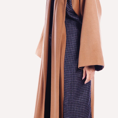 Winter Abaya - Brown woolen abaya